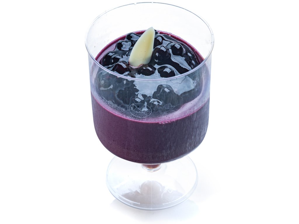 Panna cotta - borůvková