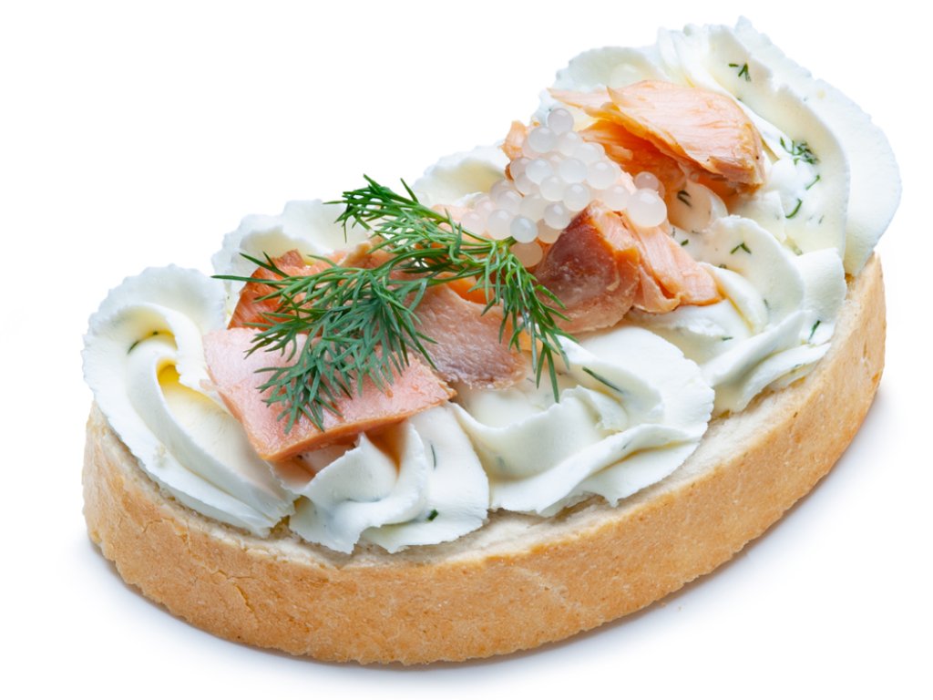 Lososový chlebíček