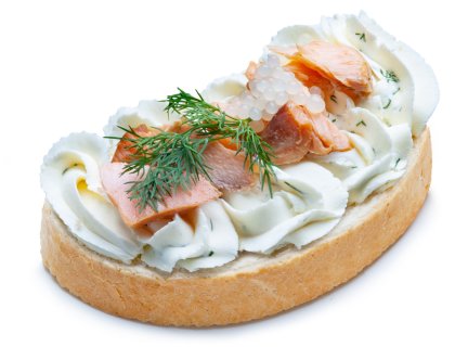 Lososový chlebíček