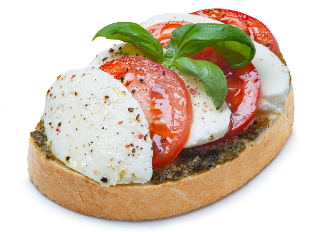 Caprese chlebíček