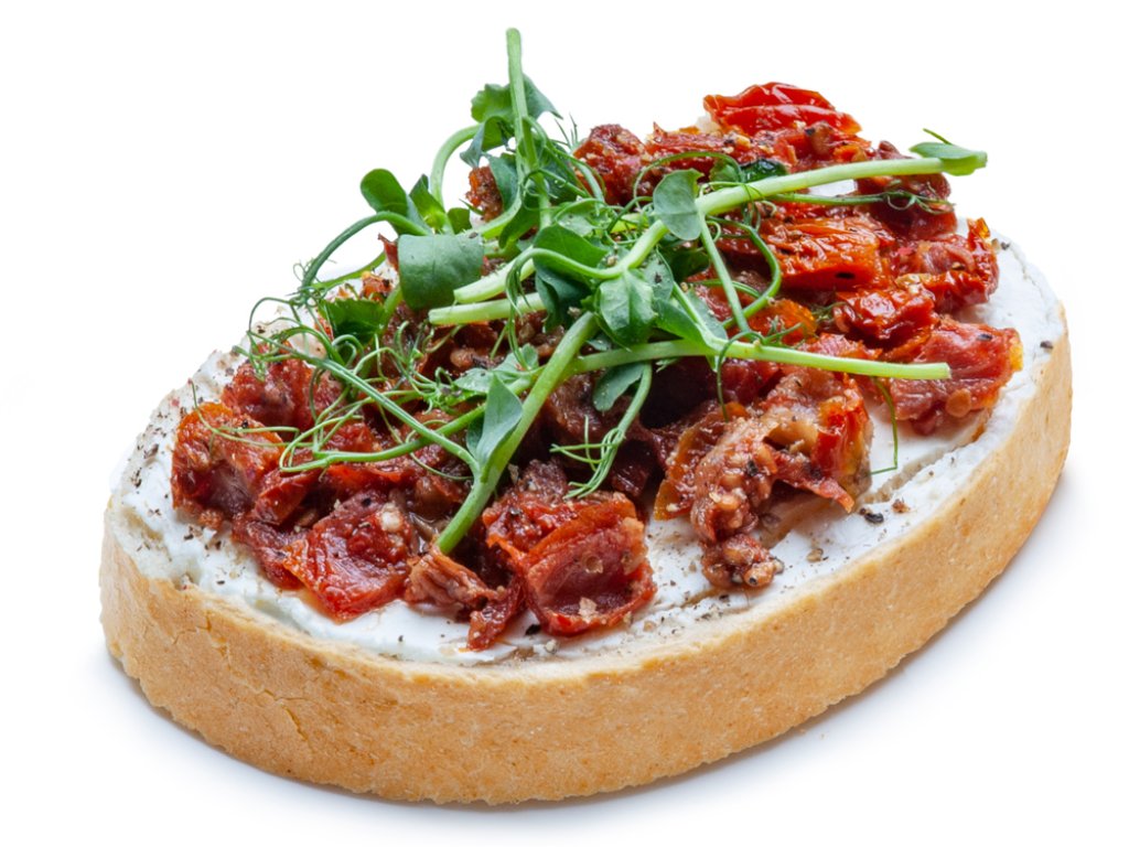 Chlebíček se sušenými rajčaty