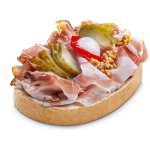 Chlebíček s uzeným masem