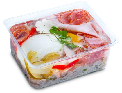 Obložené vejce v aspiku